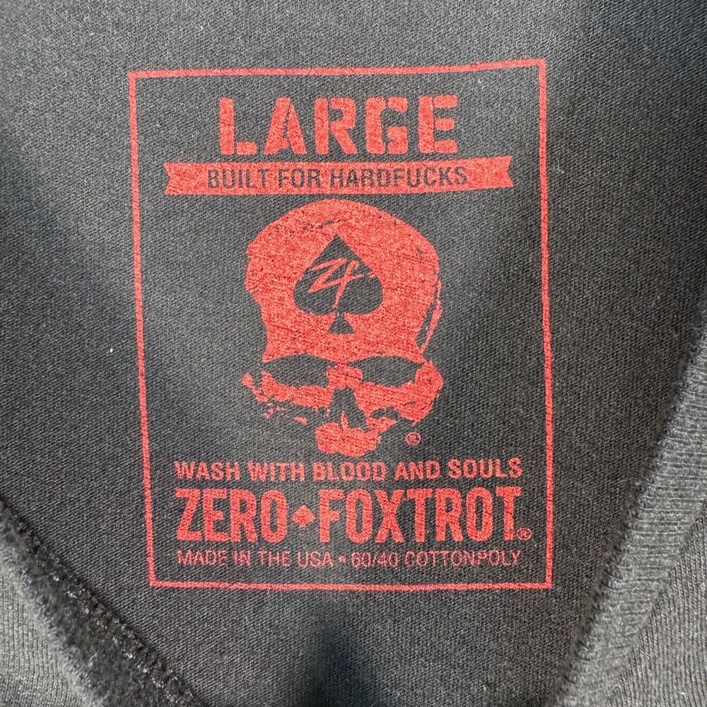 Zero Foxtrot T-Shirt Men Large Black Skull Darth Maul Star Wars - Picture 4 of 7